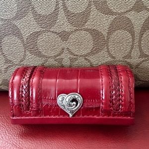 Lipstick leather case holder 💋